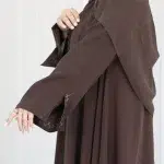 ⁦عباية آية كلوش جملي بتطريز شك مخفي⁩ - الصورة ⁦4⁩