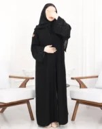 ⁦عباية أجوان بشك اسود على اكمام⁩ - الصورة ⁦4⁩