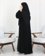 عباية أجوان بشك اسود على اكمام