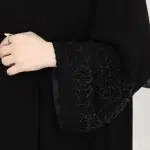 ⁦عباية أجوان بشك اسود على اكمام⁩ - الصورة ⁦3⁩