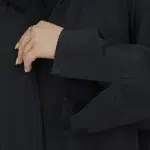 ⁦عباية كلوش اية اسود بتطريز شك مخفي⁩ - الصورة ⁦6⁩