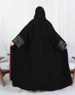 ⁦عباية أجوان بشك عنابي على اكمام⁩ - الصورة ⁦7⁩