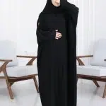 ⁦عباية بشت بتطريز شك اسود مخفي على اكمام⁩ - الصورة ⁦4⁩