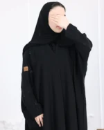 ⁦عباية بشت بتطريز شك اسود مخفي على اكتاف⁩ - الصورة ⁦6⁩