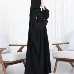 عباية بشت مزينة بدقات اري اسود