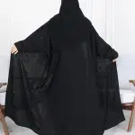 ⁦عباية بشت مزينة بدقات اري اسود⁩ - الصورة ⁦2⁩