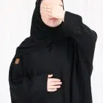⁦عباية بشت مزينة بدقات اري اسود⁩ - الصورة ⁦4⁩