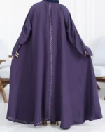 ⁦عباية آية كلوش موف بتطريز شك مخفي⁩ - الصورة ⁦7⁩