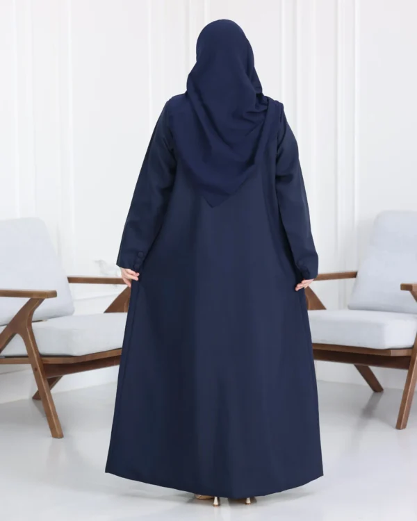 ⁦عباية بليزر كريب صيفي قصة جاكيت رسمي ستريت⁩ - الصورة ⁦6⁩