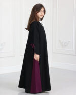 عباية بناتي فيونكة بلون موف