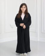 ⁦عباية بناتي سي واي مطرزة باسود⁩ - الصورة ⁦6⁩