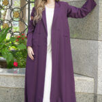 ⁦عباية بليزر موف رسمية بجيوب⁩ - الصورة ⁦10⁩