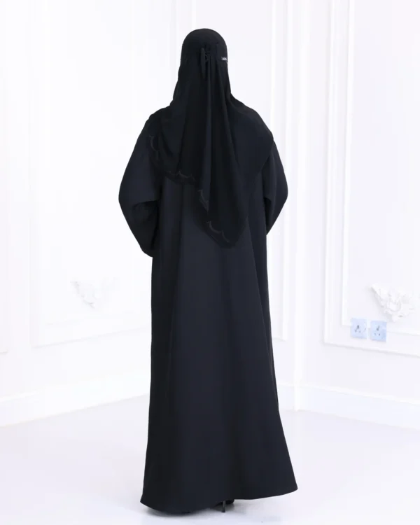 ⁦عباية سراميك محددة بمخمل منقش⁩ - الصورة ⁦5⁩