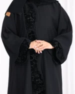 ⁦عباية سراميك محددة بمخمل منقش⁩ - الصورة ⁦6⁩