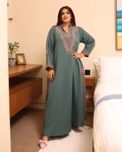 جلابية تيفاني بتطريز دقات