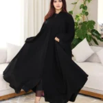 ⁦عباية قمر مطرزه بالاسود⁩ - الصورة ⁦5⁩