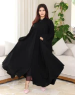 ⁦عباية قمر مطرزه بالاسود⁩ - الصورة ⁦5⁩