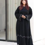 ⁦عباية دبل كلوش مطرزة بنحاسي على اكمام و اسفل 0895⁩ - الصورة ⁦4⁩