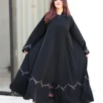 ⁦عباية دبل كلوش مطرزة بنحاسي على اكمام و اسفل 0895⁩ - الصورة ⁦6⁩