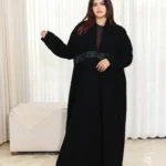 ⁦عباية كتف FAKRO محددة بشريط دانتيل 0897⁩ - الصورة ⁦3⁩