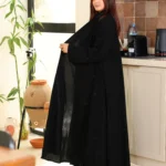 ⁦عباية بلاك مطرزة بالاسود 0901⁩ - الصورة ⁦4⁩