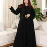 عباية غادة الفخامة مطرزه باسود