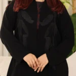 ⁦عباية غادة الفخامة مطرزه باسود 0912⁩ - الصورة ⁦2⁩