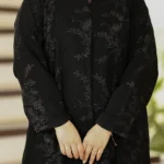 ⁦عباية كتف مطرزة كامل بورود مع الطرحة 0914⁩ - الصورة ⁦4⁩