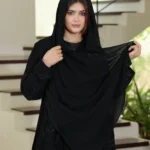 ⁦عباية ربع كلوش مطرزة كامل 0919⁩ - الصورة ⁦6⁩