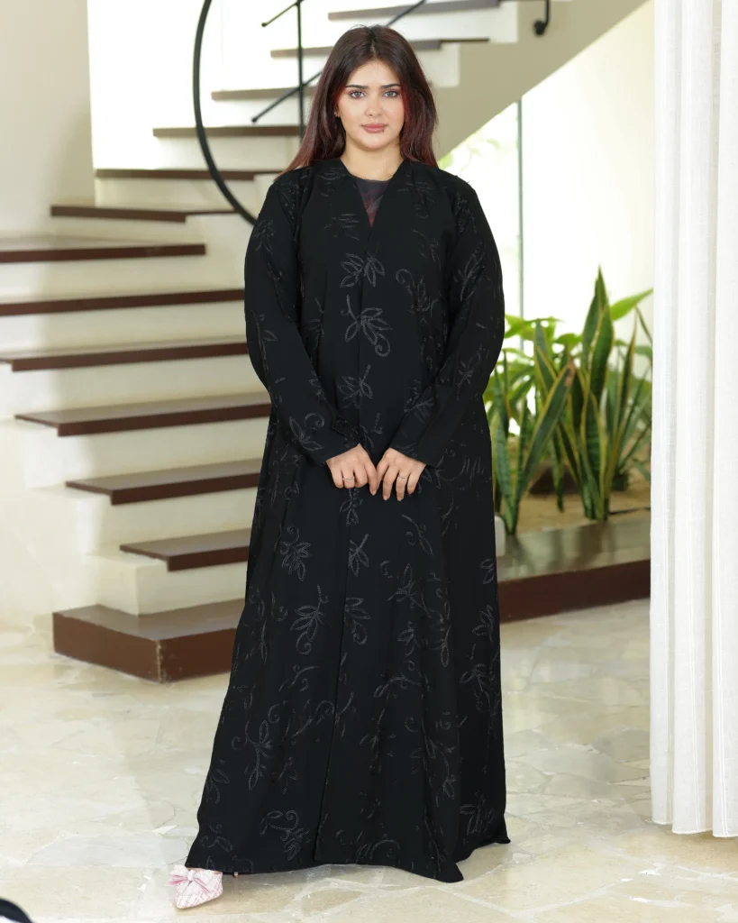 عباية ربع كلوش مطرزة كامل 0919