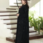 ⁦عباية ربع كلوش مطرزة كامل 0919⁩ - الصورة ⁦5⁩